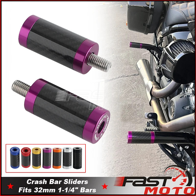 Front Engine Guard Highway Rear Crash Bar Frame Slider Footpeg For ...