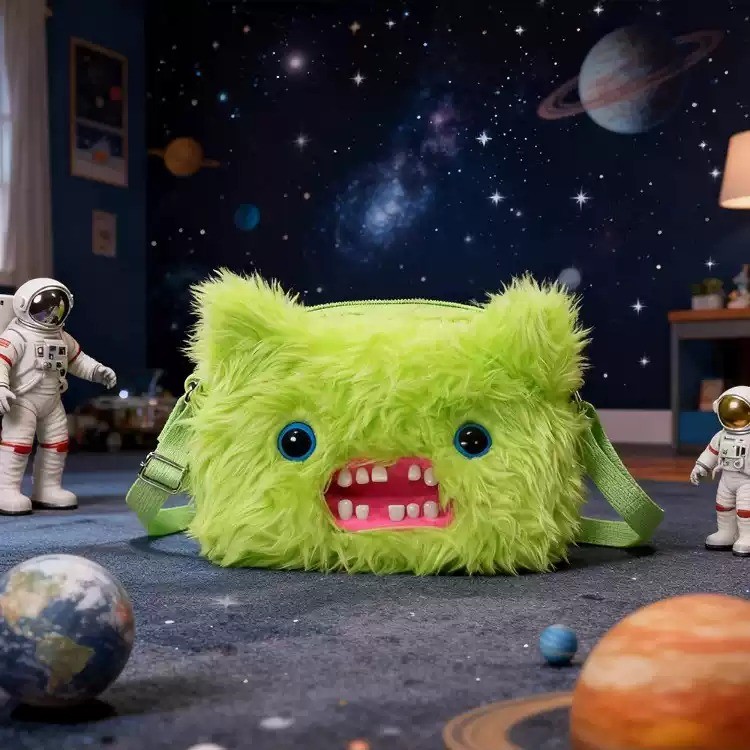 Authentic Fuggler Tooth Monster Plush Crossbody Bag Cute Ugly and ...
