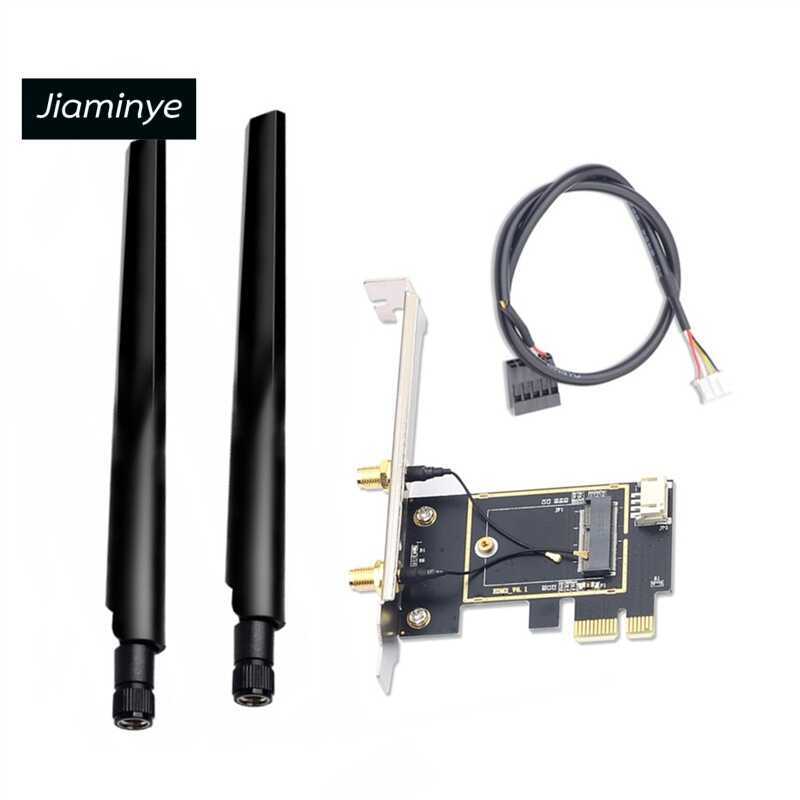 M.2 A+E Key WiFi/Bluetooth-compatible Card to M.2 Key M Adapter Card for Intel AX200/AX201/AX210 for M2 NGFF 2230/3030 Module