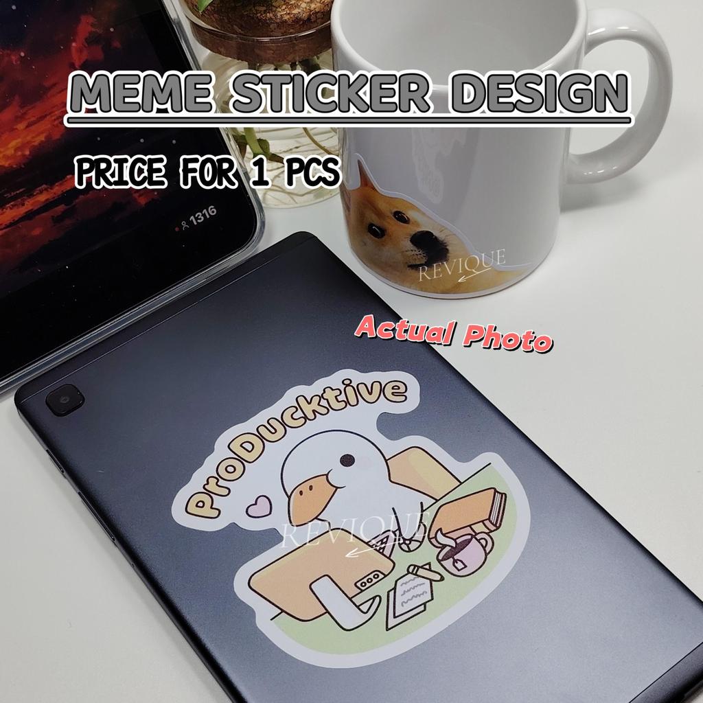 Meme Cute Sticker Pack | Pelekat Comel Meme Untuk Laptop & Botol ...