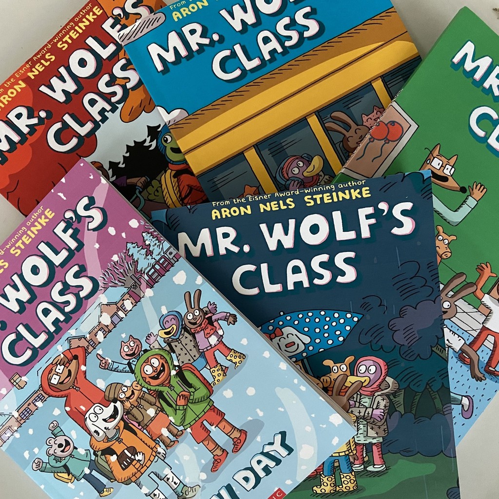 Mr.Wolf Class Series 5 Books Kids Reading Lucky Starts Mystery Club ...