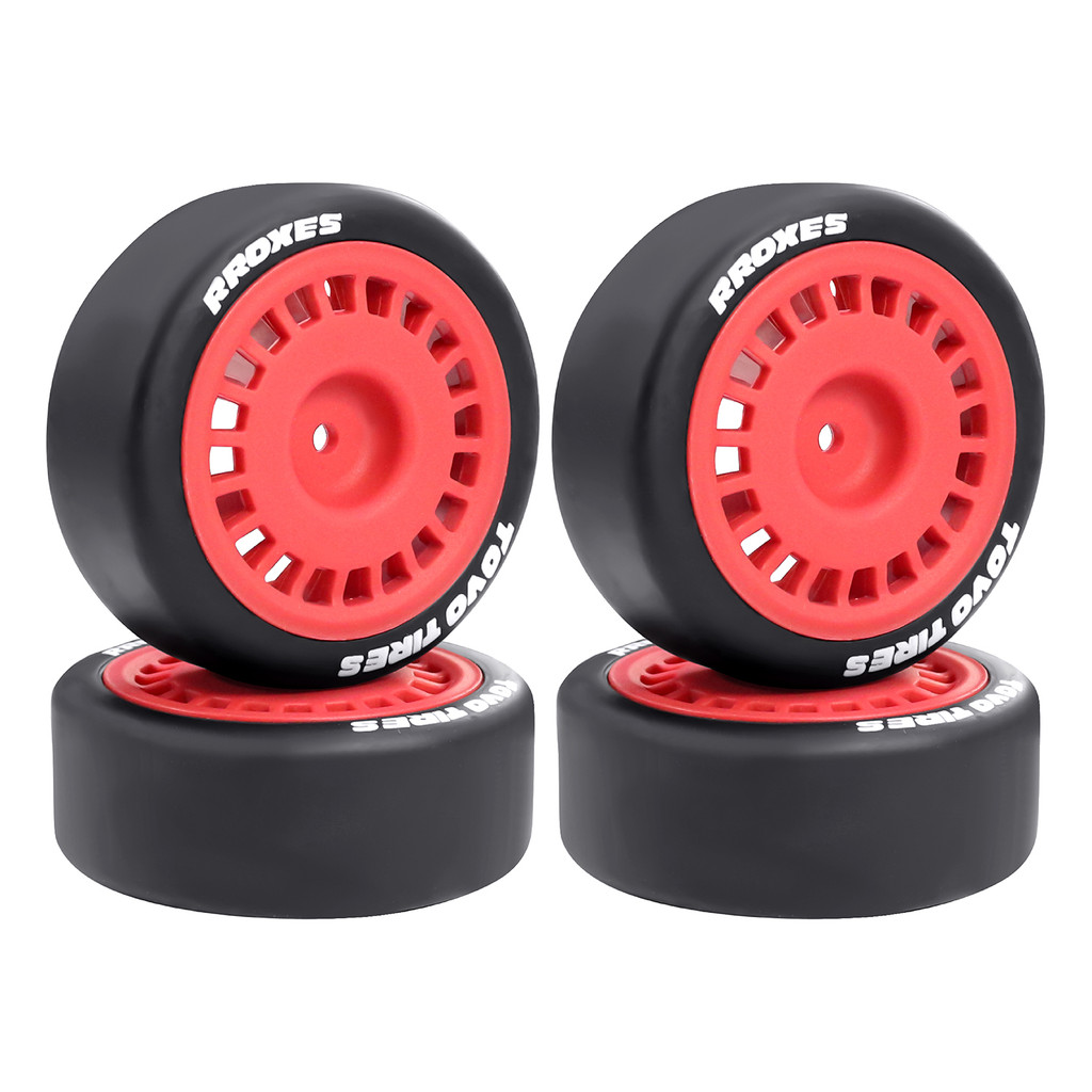 12mm Hex 66*26mm Tires Wheels For 1/10 LC PTG-2R TAMIYA 1/10 XV01 xv02 ...