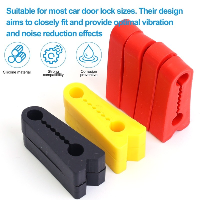 Car Shock Absorber Silicone For Car Door Lock Buffer Damping Seal Pad ...