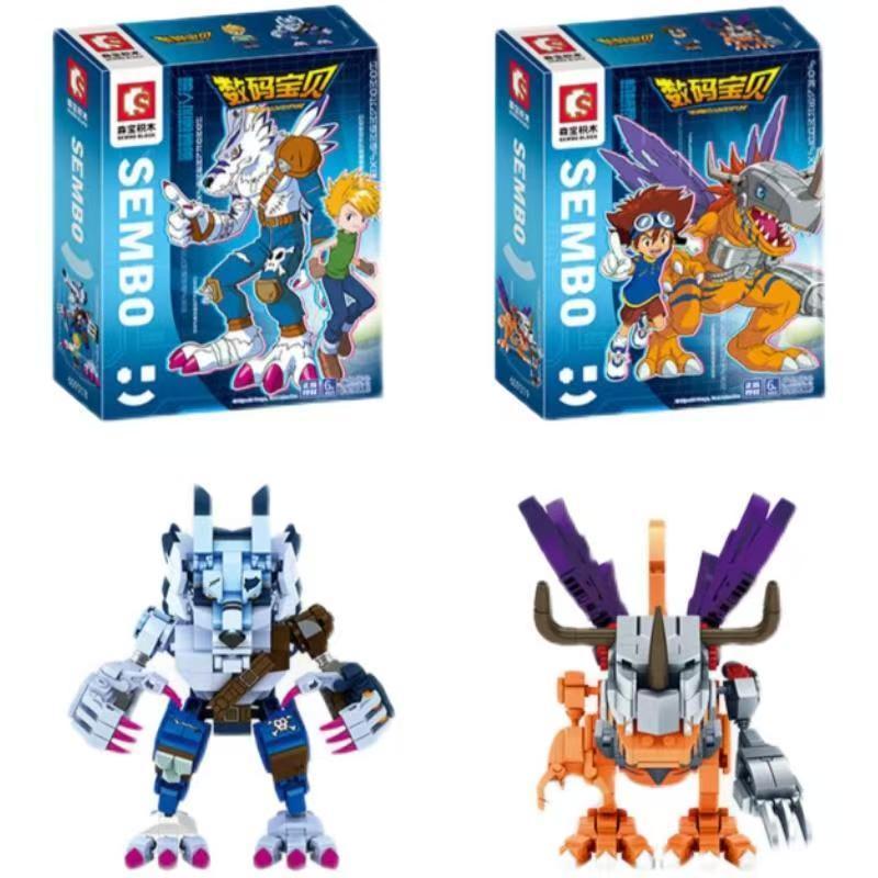 Digimon Adventure Model Toys Set – WereGarurumon/Greymon/MetalGreymon ...