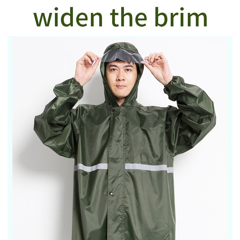 Raincoat Men Women Full Body Waterproof Rainsuit Motorcycle Long ...