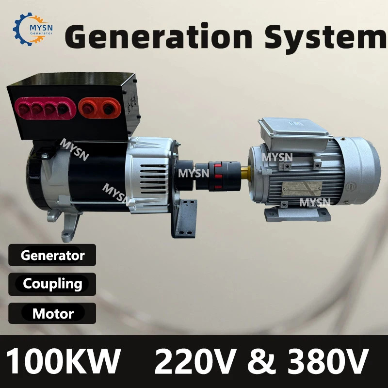 50KW 100KW Permanent Magnet Generator 220v 380v Generator Set Free ...