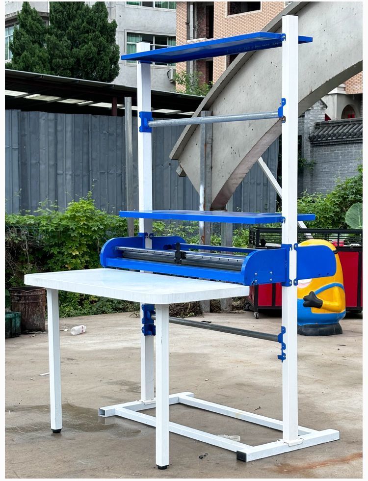Heavy Duty Packing Table with Film Roll Cutter for Bubble Wrap Stretch ...