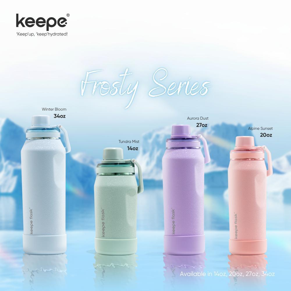【New】Keepe Flask 'Ice Flake‘ Insulated Tumbler 18/10 Matte Vacuum ...