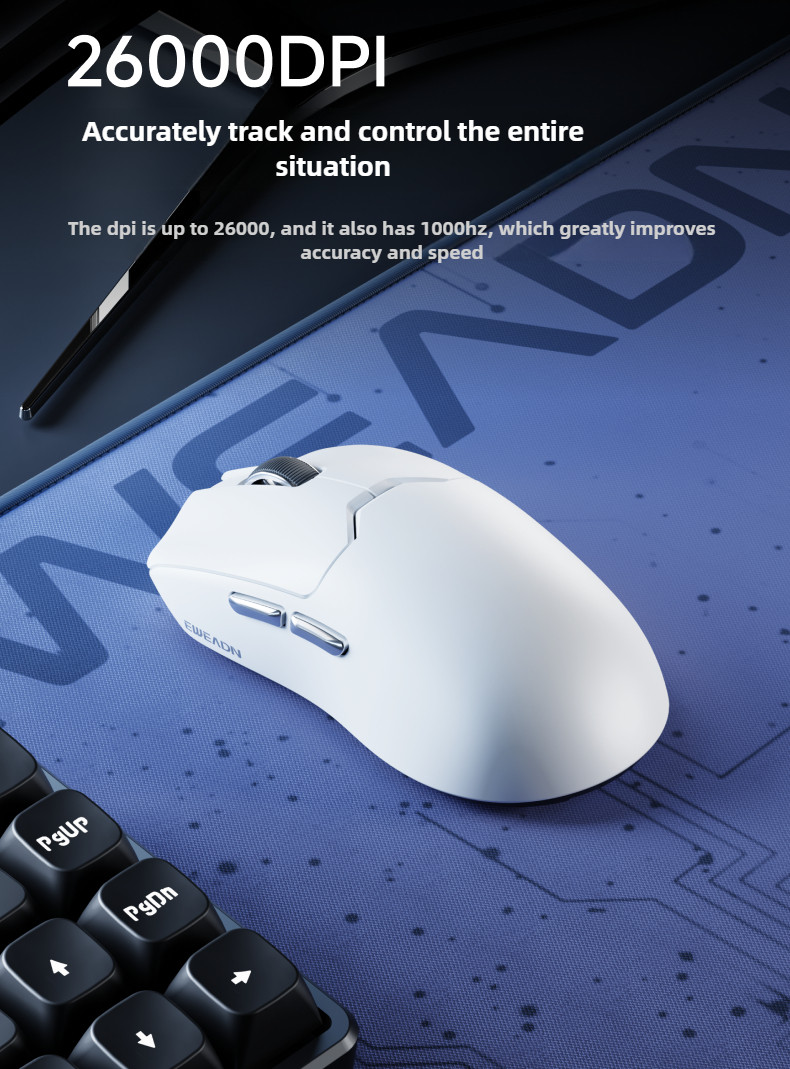 EWEADN H2 SE PRO Lightweight Game Mouse Wireless Three Mode Game E ...