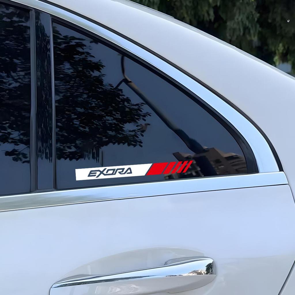Reflective Vinyl Sticker for Proton EXORA Vehicles Triangular Window ...