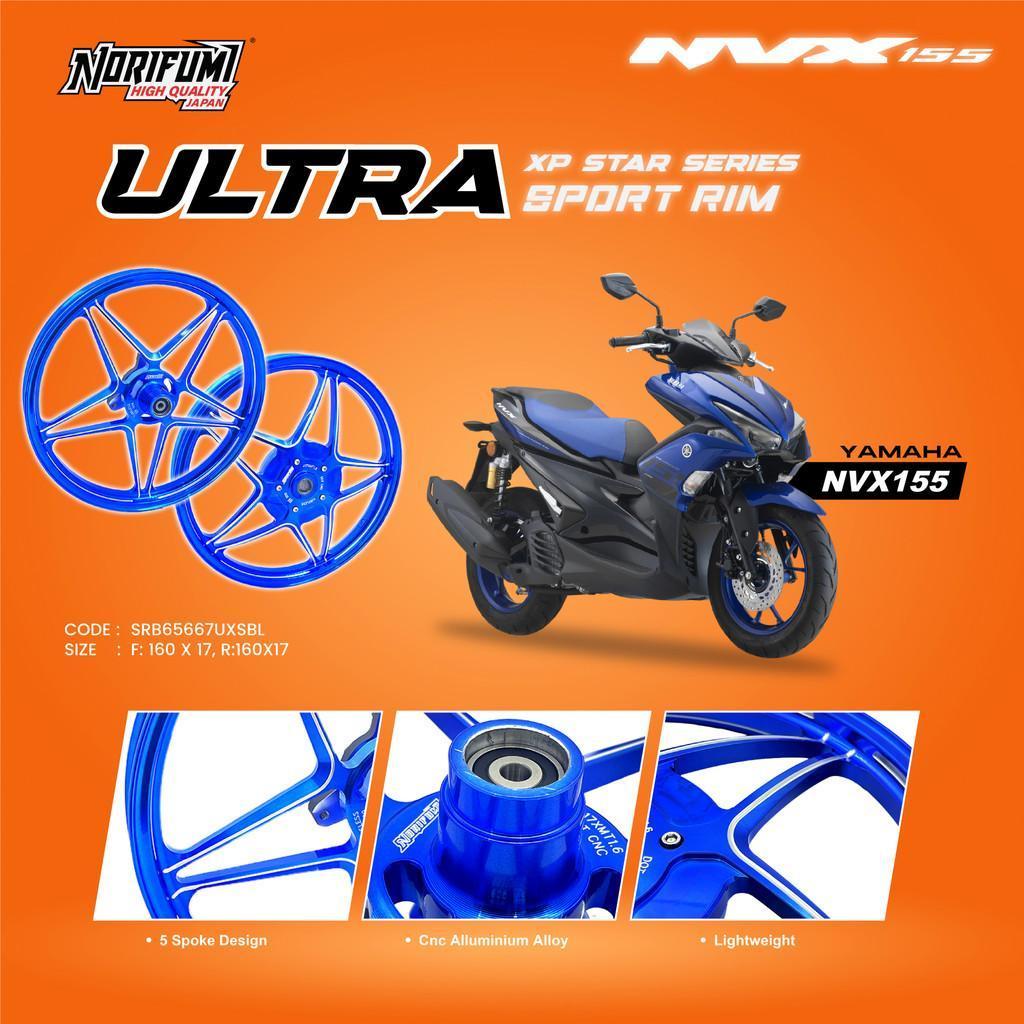 ULTRA XP STAR SERIES SPORT RIM NORIFUMI NVX V1 V2 160 X 17' 5 SPOKE ...