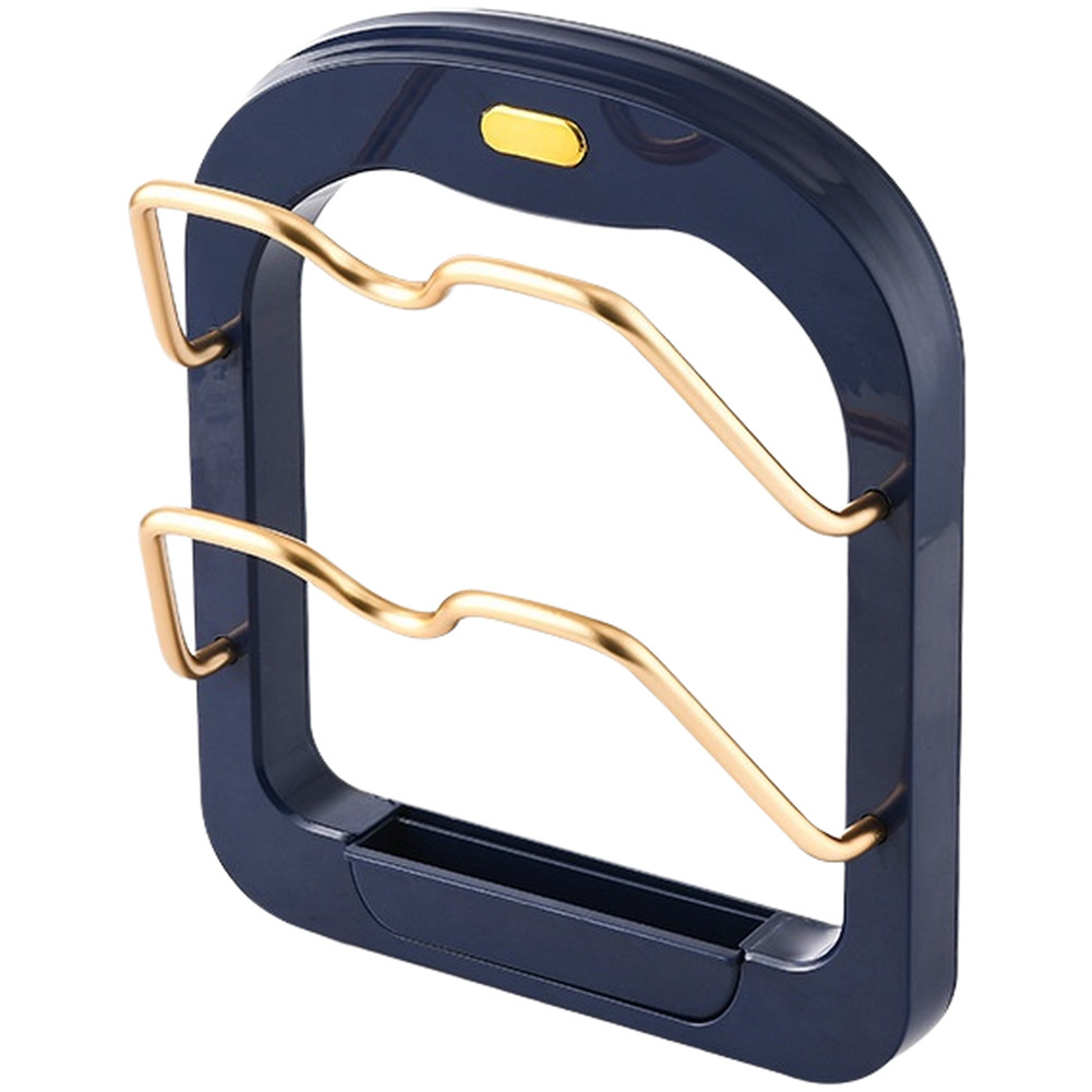 [DLIFE]Light Luxury Gold Plated Pot Cover Rack Wall Mounted No Drill ...