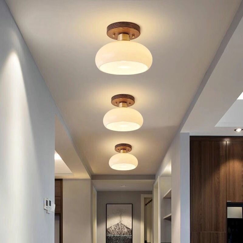 Photo inspiration: Japanese Solid Wood Walnut Ceiling Light Retro Wabi Sabi Luxury Photo Inspiration
