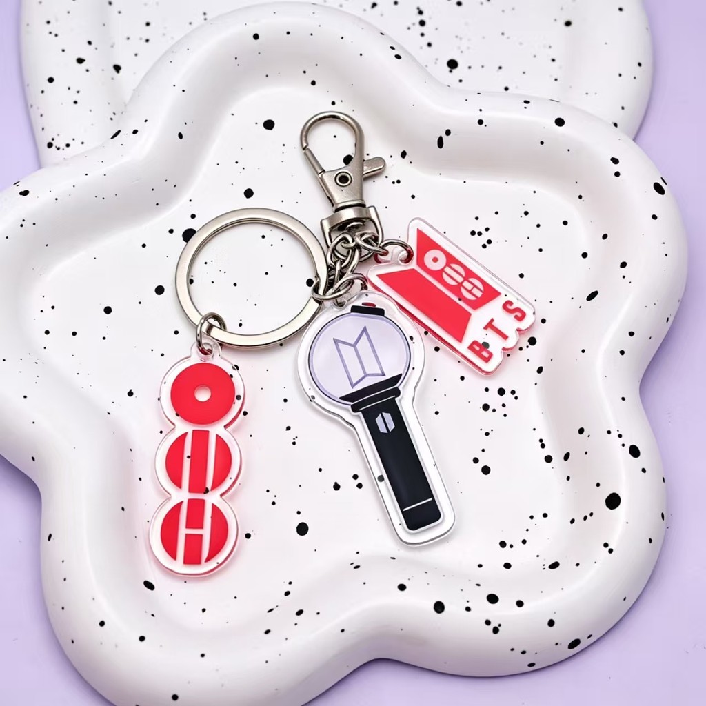 Kpop BTS Logo Army Bomb Acrylic Keychain Fans Collection Merch | Shopee ...