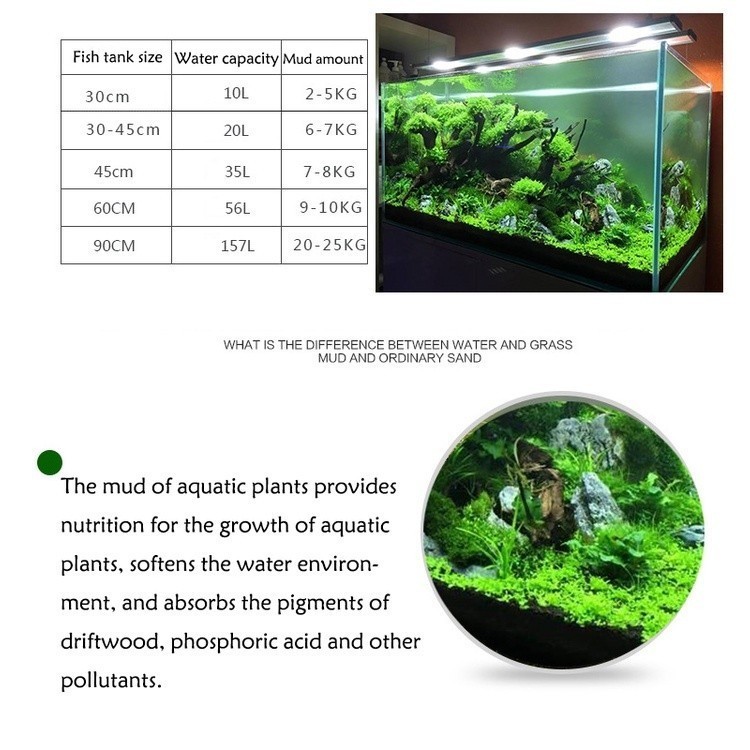 Aquarium Substrate, Suitable For Planted Aquariums, Aquatic Plant ...