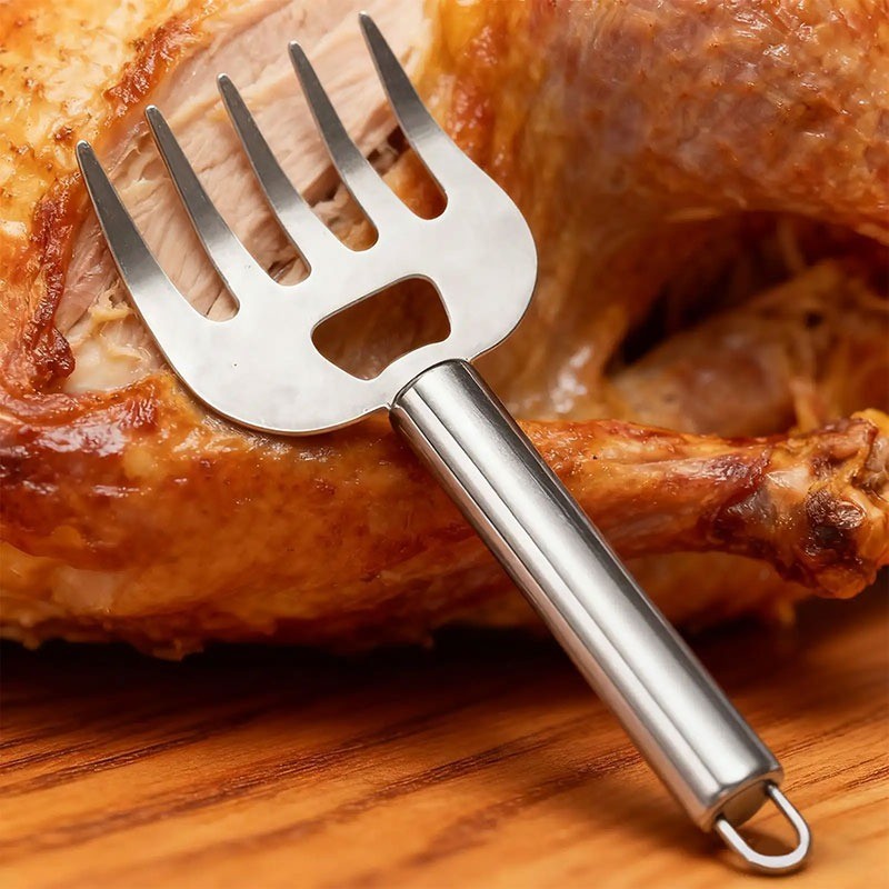 Meat Shredder Claws Ergonomic Food Shredding Fork Stainless Steel ...