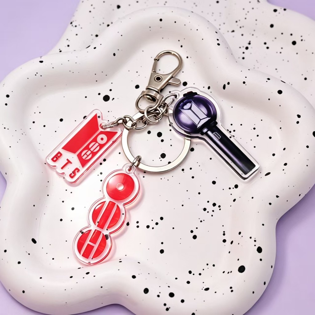 Kpop BTS Logo Army Bomb Acrylic Keychain Fans Collection Merch | Shopee ...
