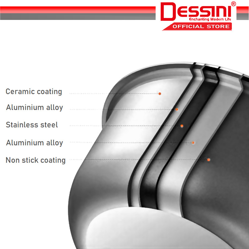 DESSINI ITALY 10IN1 Electric Digital Pressure Cooker Non-stick ...