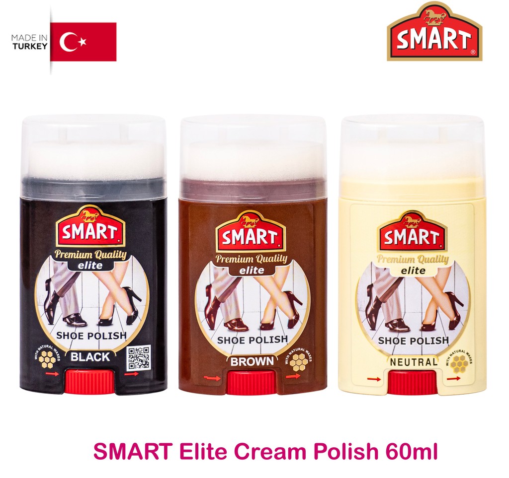 SMART Elite Cream Polish 60ml I Made in Europe I Shoe & Leather Care I ...