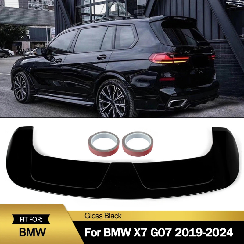 Fits BMW X7 G07 M-Sport 2019-2024 Gloss Black Rear Roof Trunk Spoiler ...