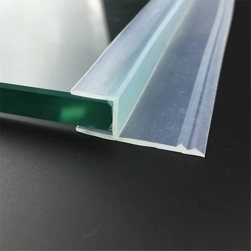 H Shape 2m Glass Door Sealing Strips/Silicone Shower Strips Draft ...