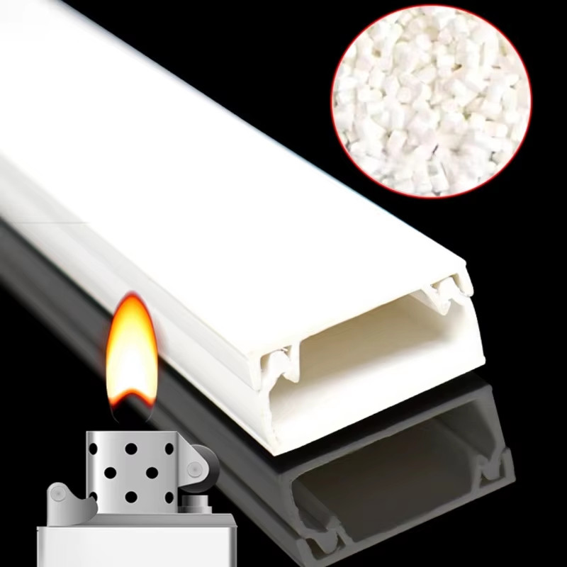 2PC*1M PVC Cable Management/Self-Adhesive Masking Trough Box/Wire ...