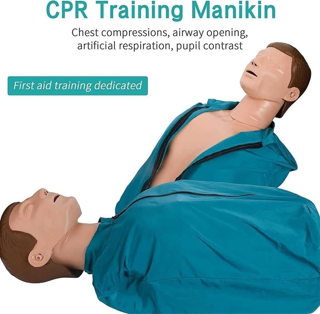 Half Body First AID Dummy CPR Adult Cardiopulmonary Resuscitation ...