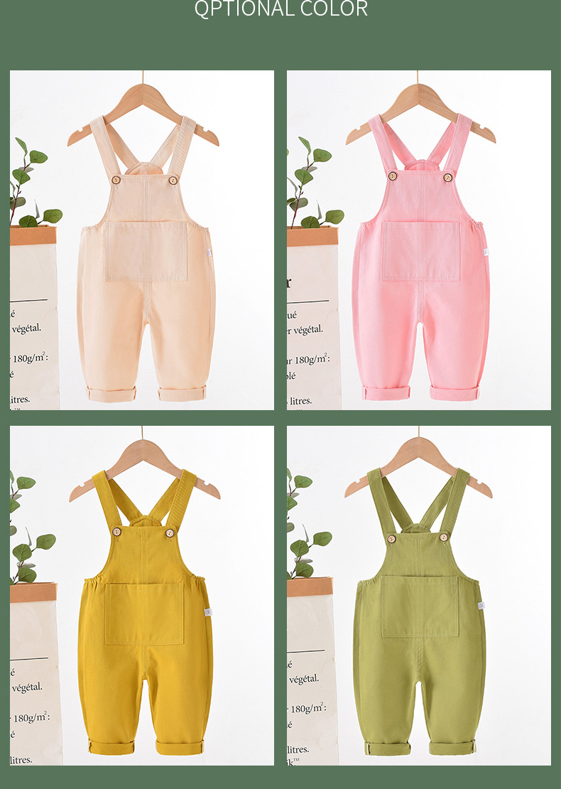 New Style Children 4 Color Overalls | Shopee Malaysia