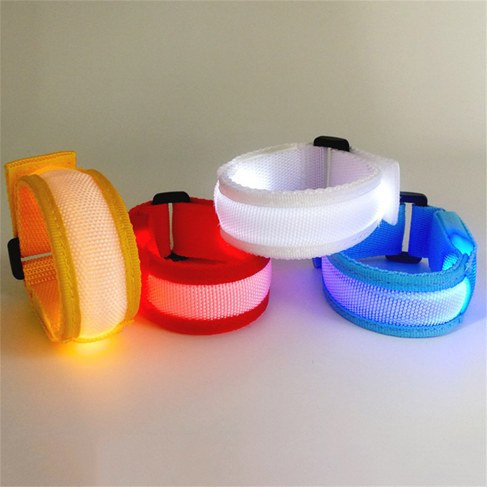 Light band LED Light Arm Armband Strap Safety Belt For Night Running ...