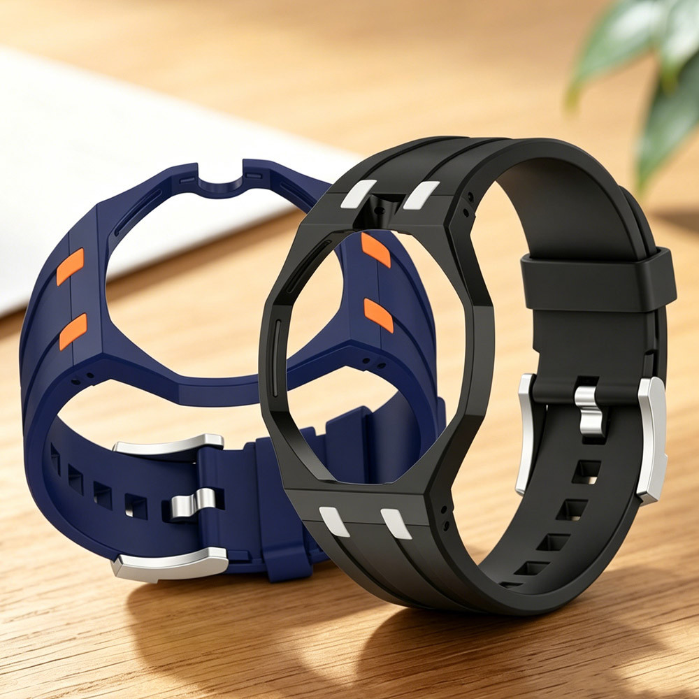 Integrated Silicone Band+PC Case for Swatch X AP Royal Pop Pocket Watch ...