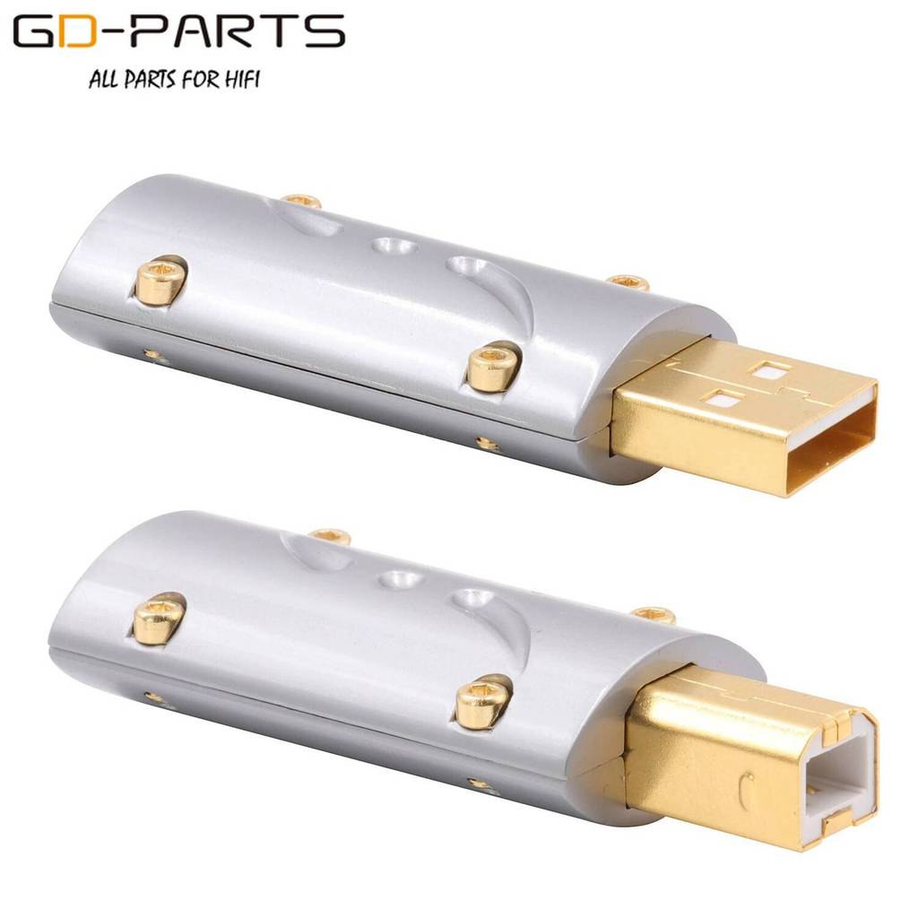 Viborg HI-END USB2.0 USB Plug Connector Type A B HiFi DIY DAC USB Cable ...