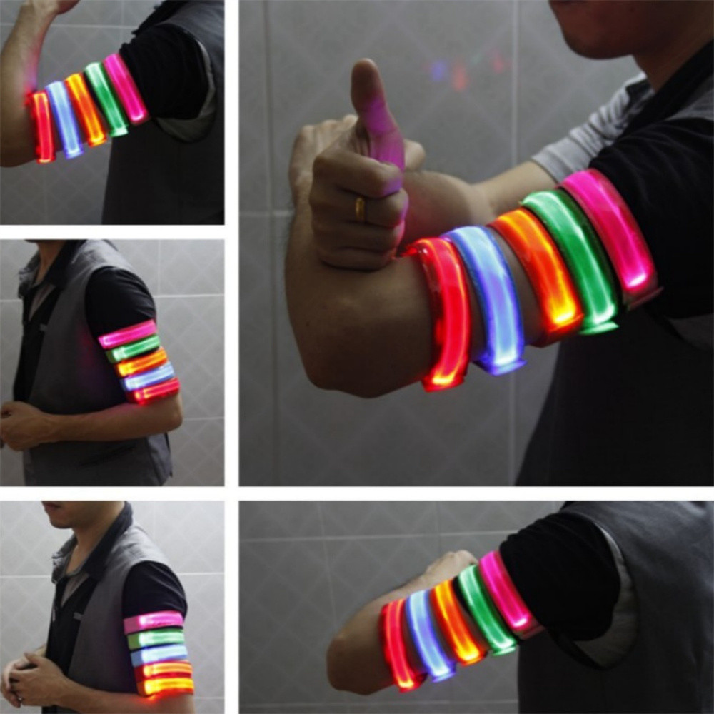 Light band LED Light Arm Armband Strap Safety Belt For Night Running ...