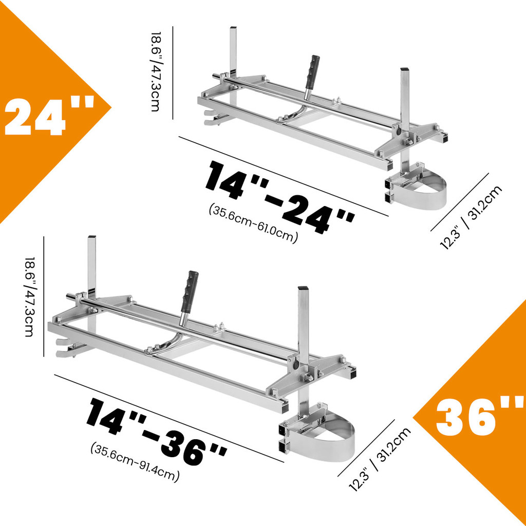 🇲🇾24H🚚Woodworkers Portable Saw Chain Chainsaw Mill Chainsaw Guide Bar ...