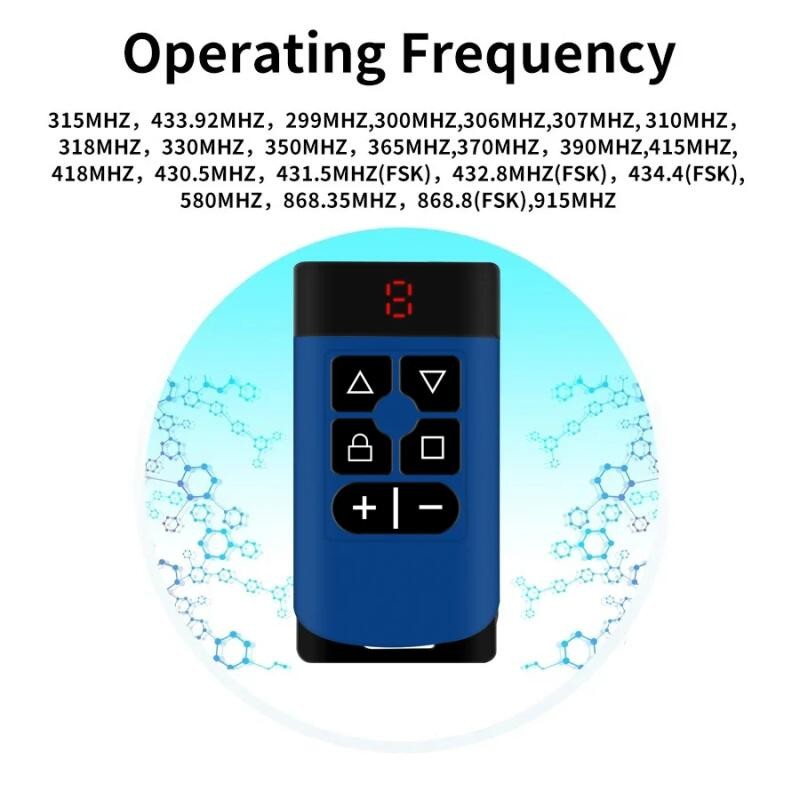 300-915Mhz Garage Door Remote Control Duplicator Multi Frequency Brand ...