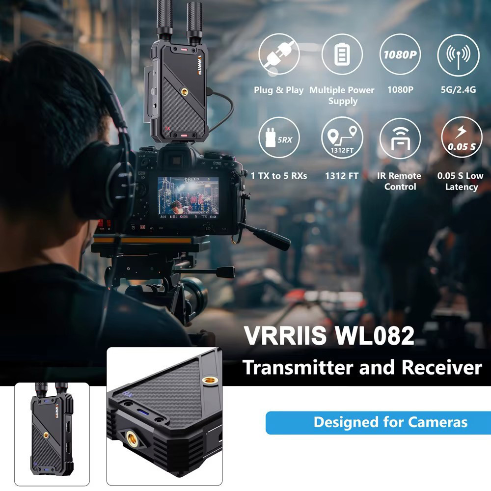 400m HDMI Wireless Extender Audio Video Transmitter Receiver for Church ...