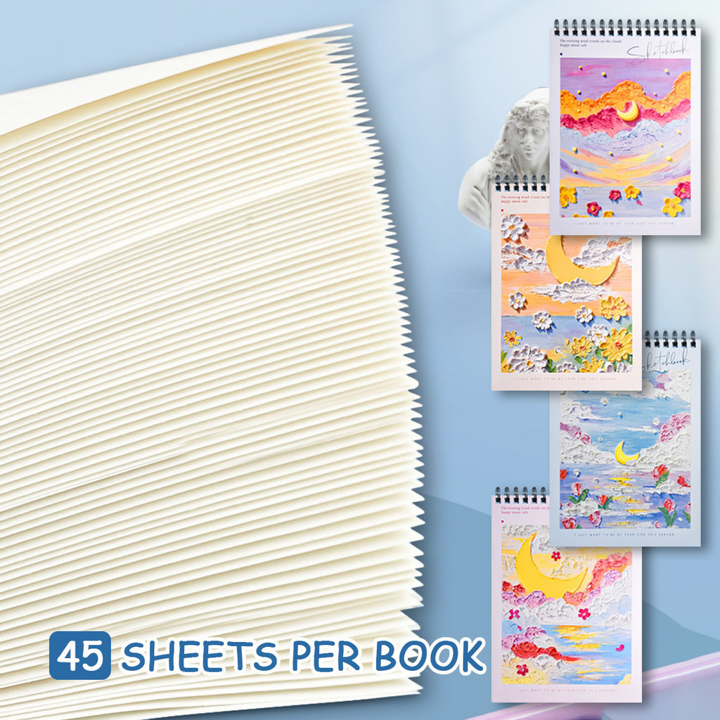 Drawing Sketch Book A4 Notebook Pad 100 GSM Drawing Paper School ...