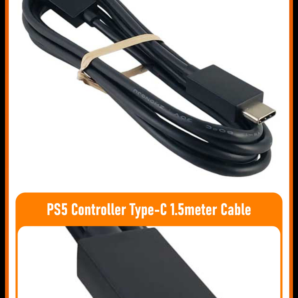 PS5 DualSense Controller Type-C USB Data Cable PS5 Charging Cable 1 ...