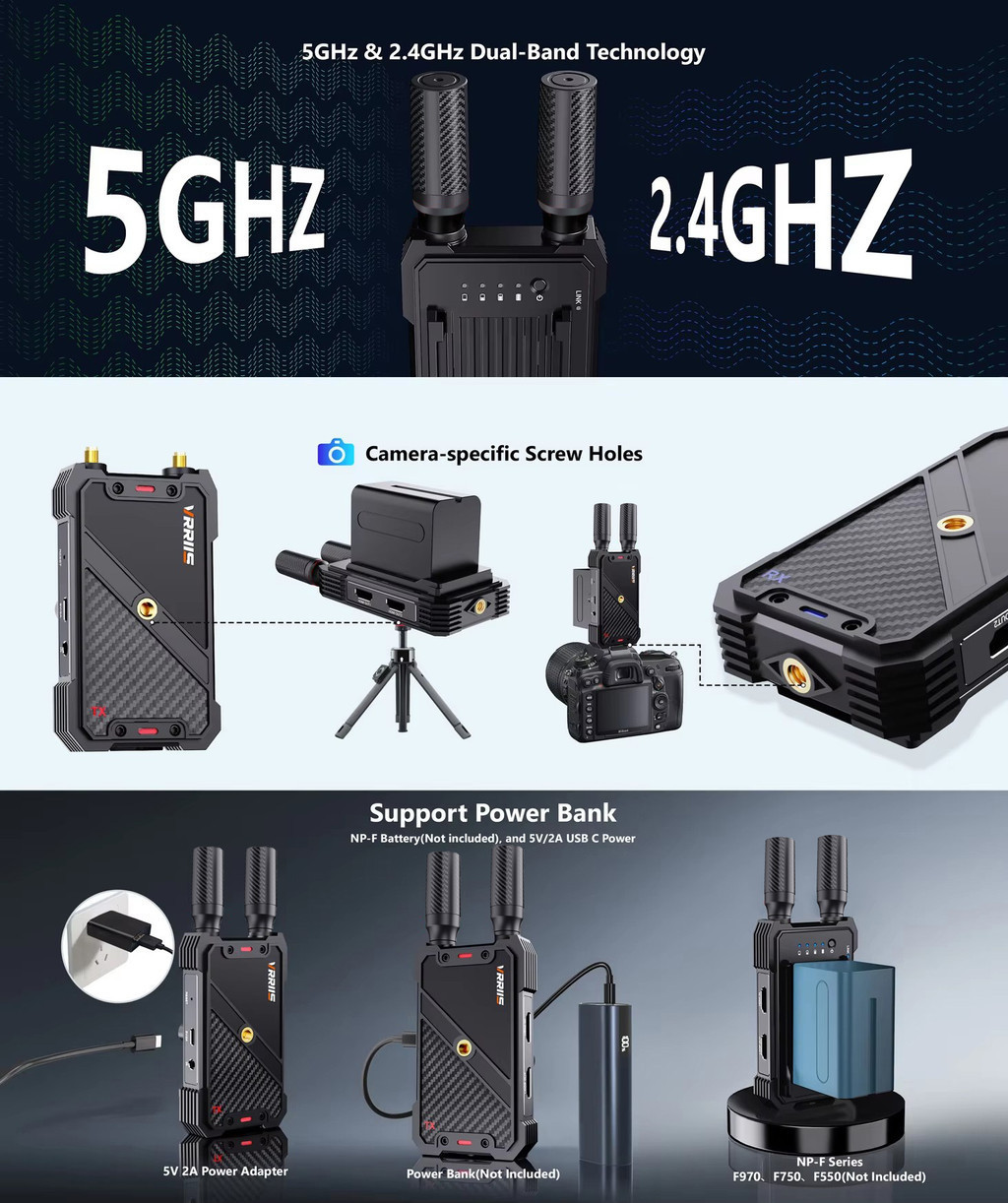 400m HDMI Wireless Extender Audio Video Transmitter Receiver for Church ...