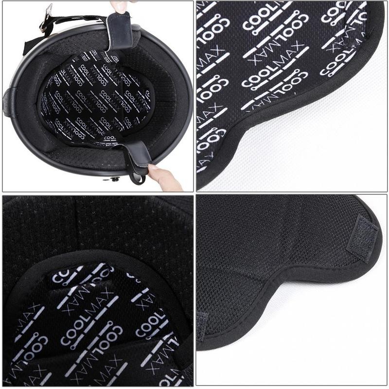 Motorcycle Helmet Padding, Sweat Absorbent Anti-Slip Inner Liner, Heat ...