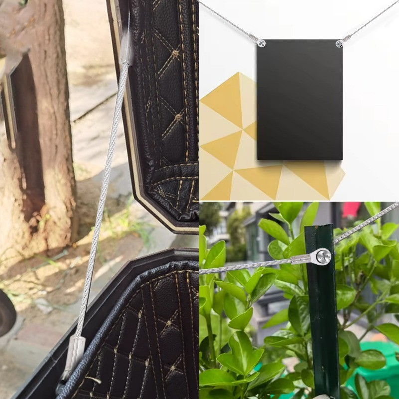 Sturdy Stainless Steel Wire Rope | Safety Lock Design, Professional ...