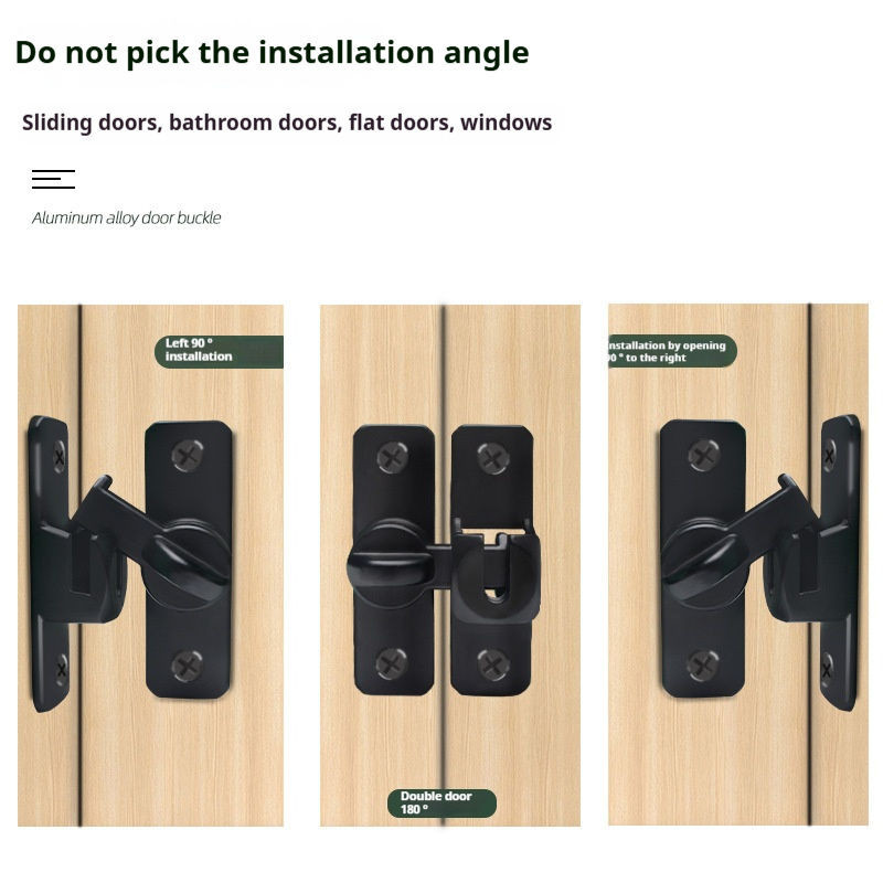 Flip Door Lock Security Small Door Latch for Garden Bathroom Cabinet ...