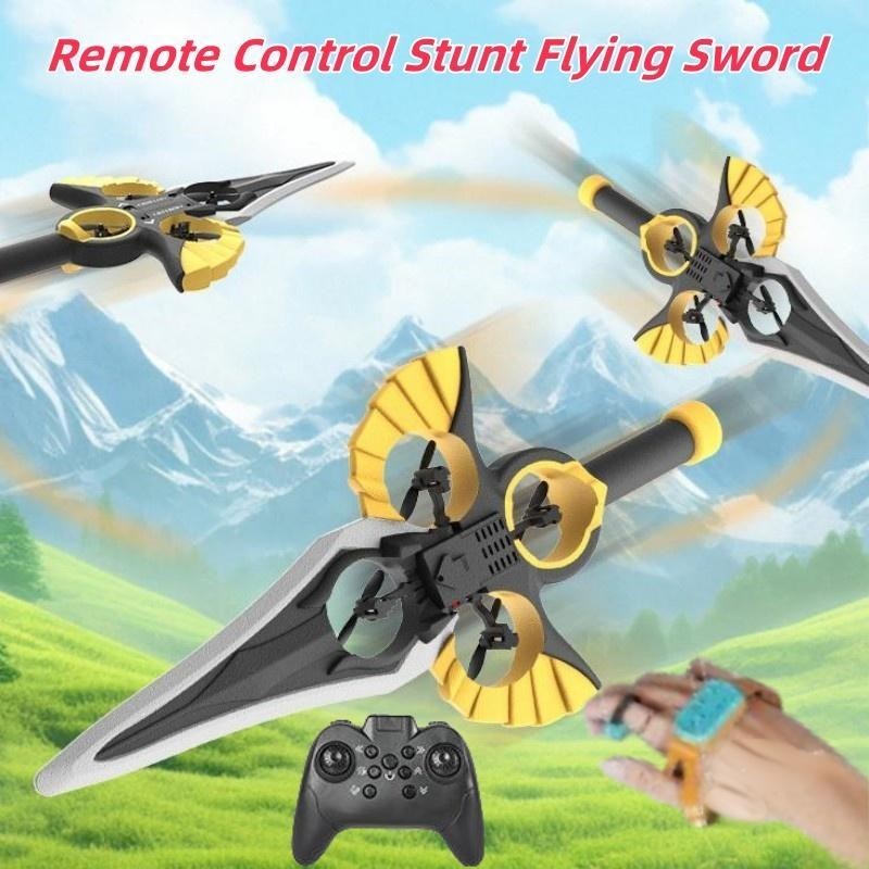 2.4G Remote Control Stunt Flying Sword Aircraft Gravity Sensing RC ...