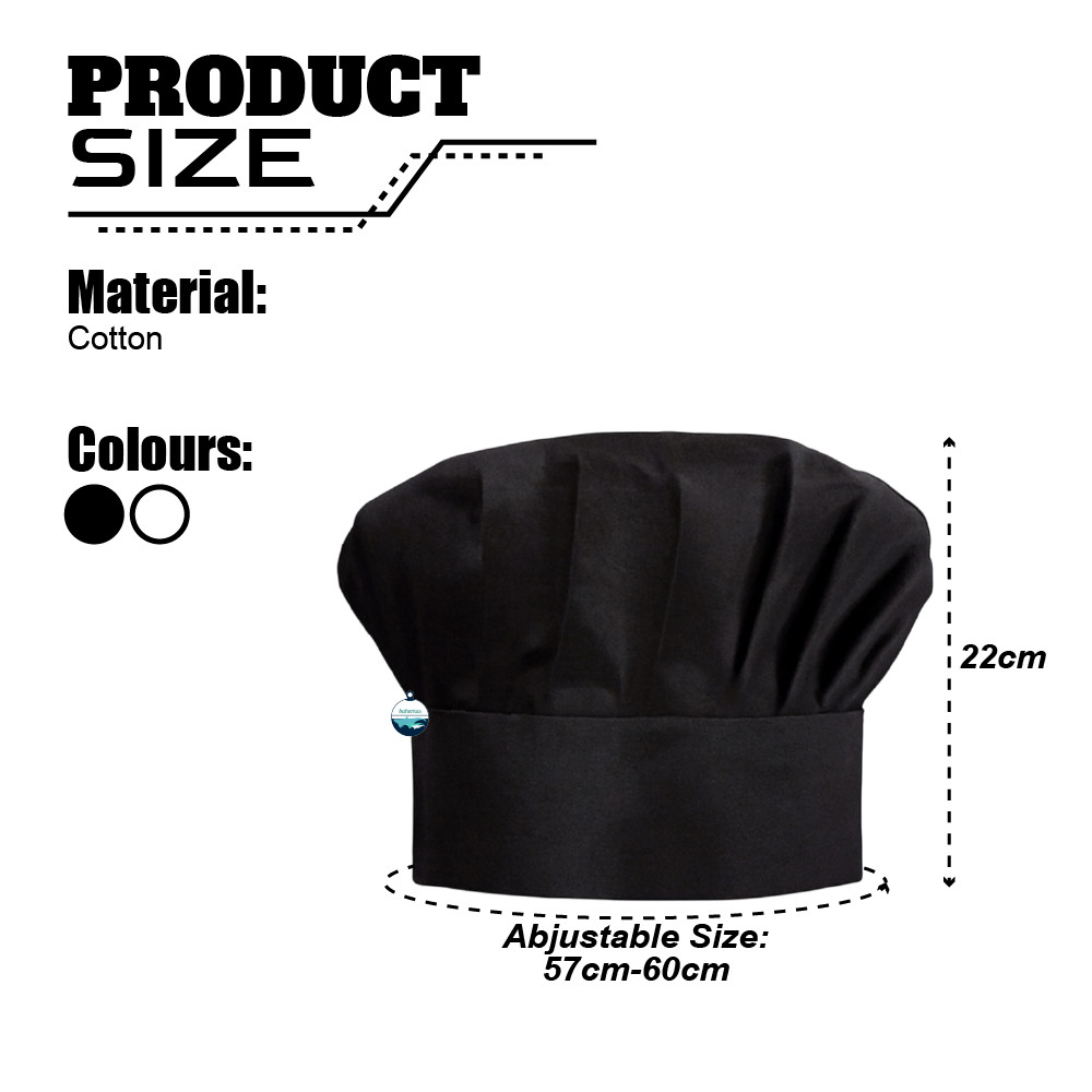 Chef Hat Cotton Hat Hotel Kitchen Restaurant Canteen Professional Chef ...