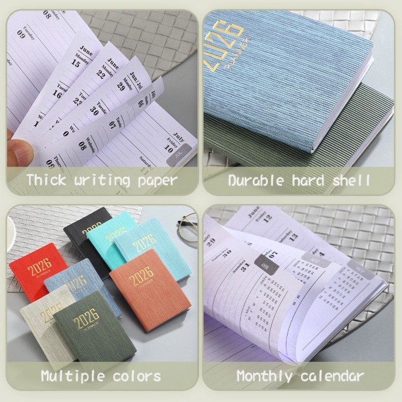 Ossayi 2026 Daily Weekly Planners A7 Schedule Notebooks Portable 365 ...