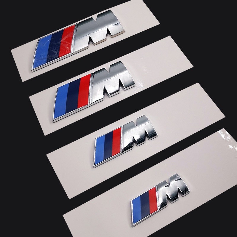 3D BMW M Sport Side Emblem Sticker Rear Badge Fender Logo Sporty Trim ...