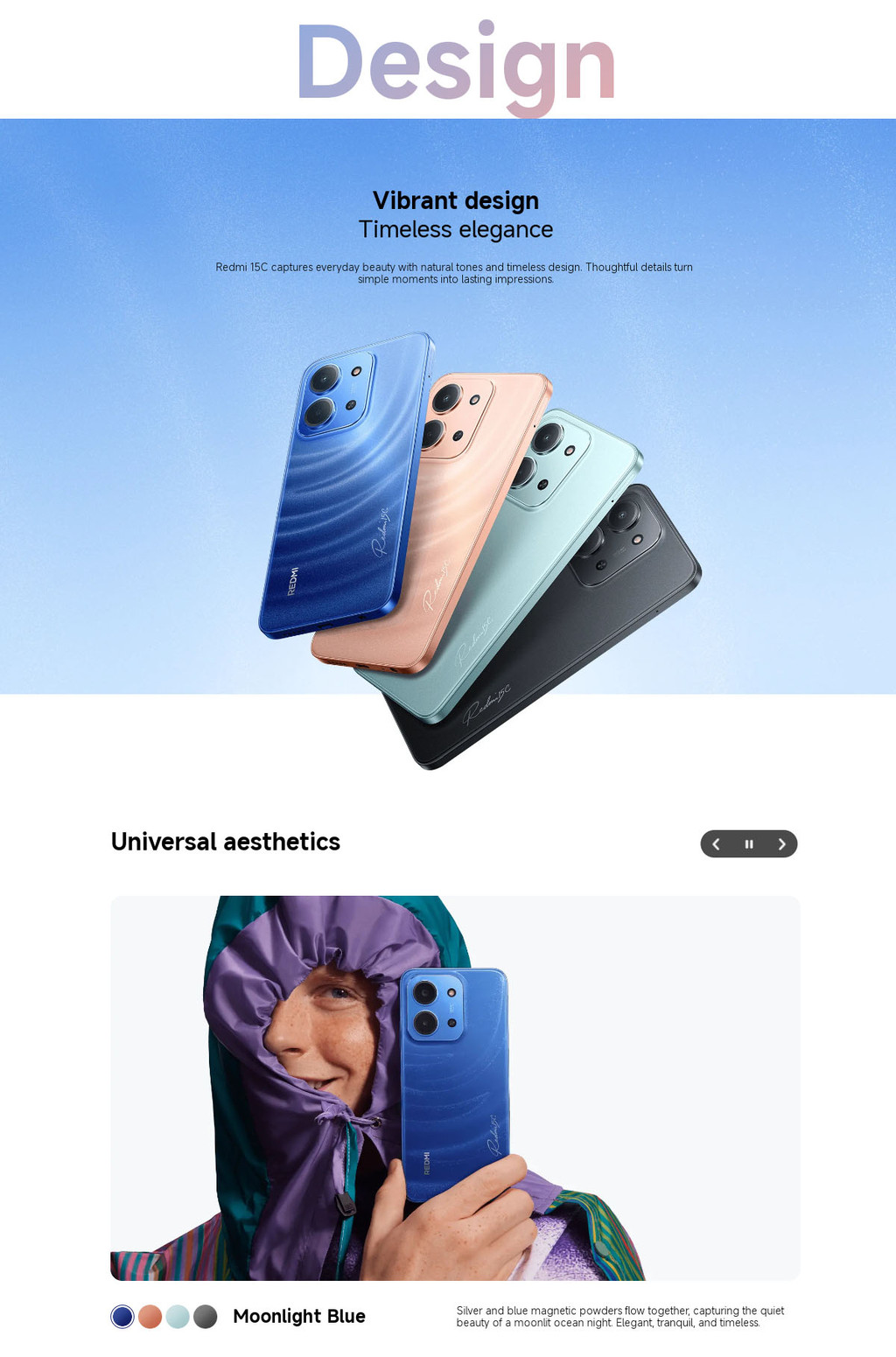 Xiaomi Redmi 15C Smartphone | Mediatek Helio G81 Ultra | 6.9