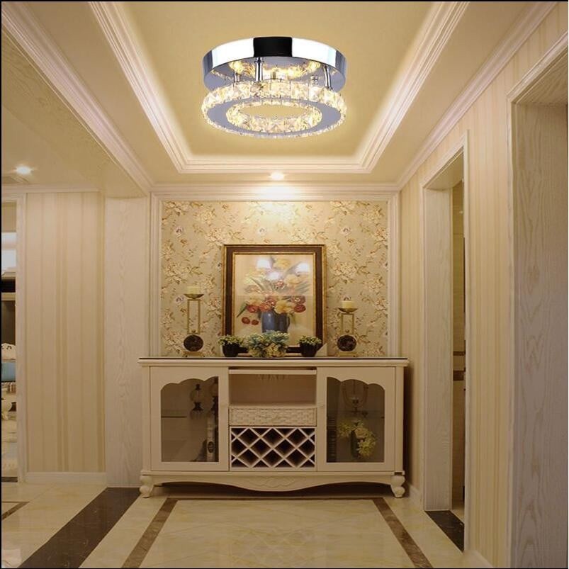 Luxury Round Crystal Chandelier Ceiling Lamps Lampu Syiling Lampu ...