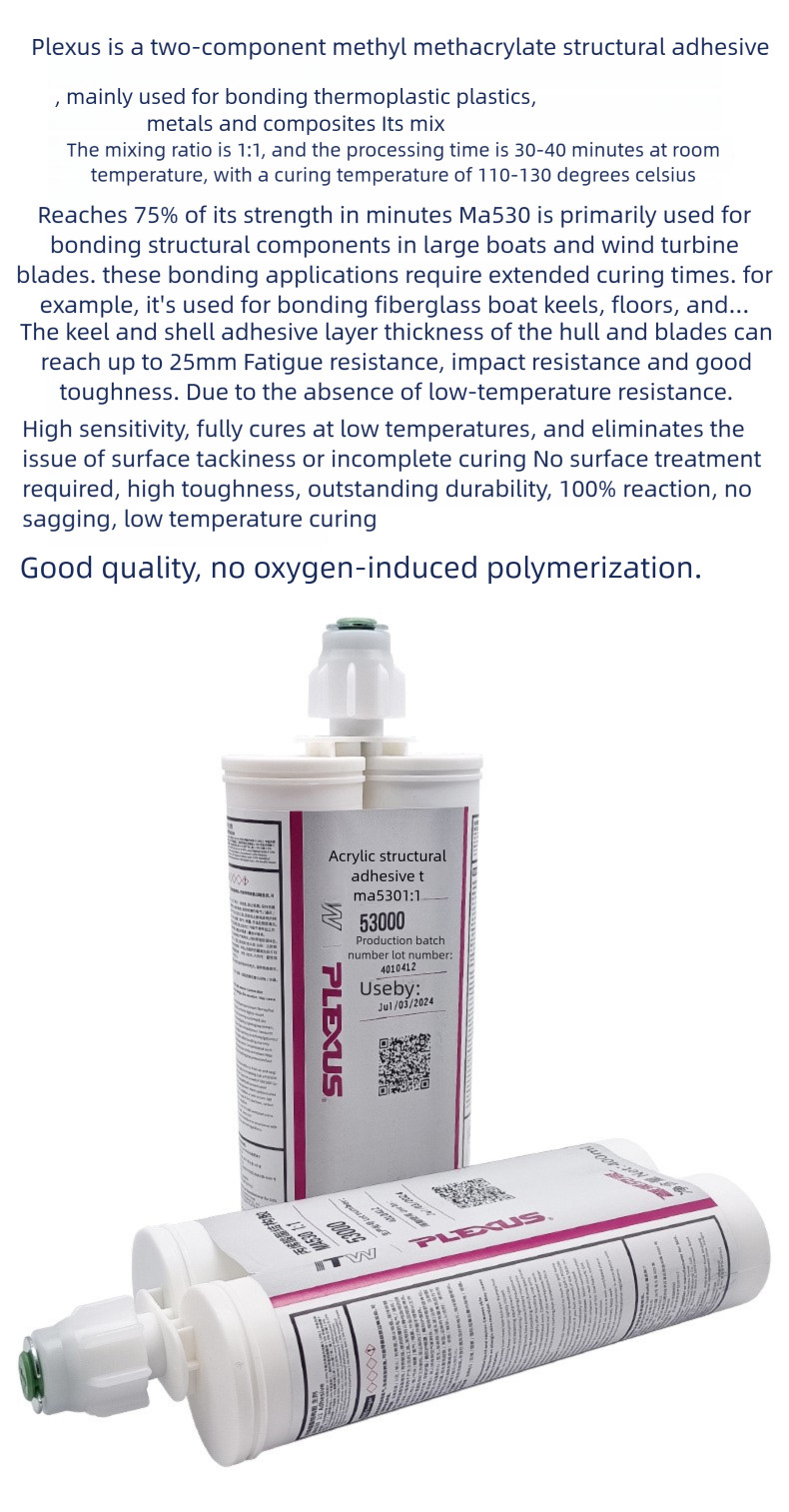 PLEXUS MA530 Structural Adhesive, Metal Composite Material Structural ...