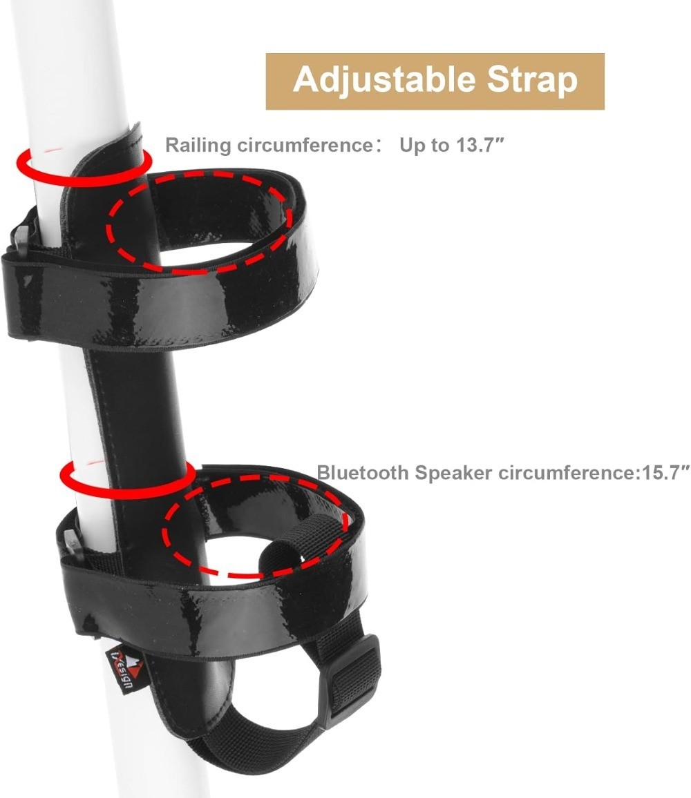 Support Enceinte Vélo - Fixation Sangle Universelle Pour VTT Et Vélo
