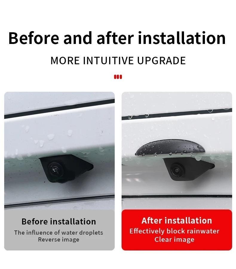 Proton Car Reversing Rear Camera Rain Cover ABS Rain-Proof Rain Shade ...